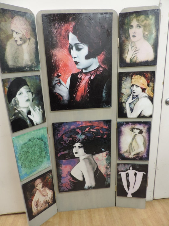 Flapper Actress Madge Bellamy Vintage Style Painting Girl With