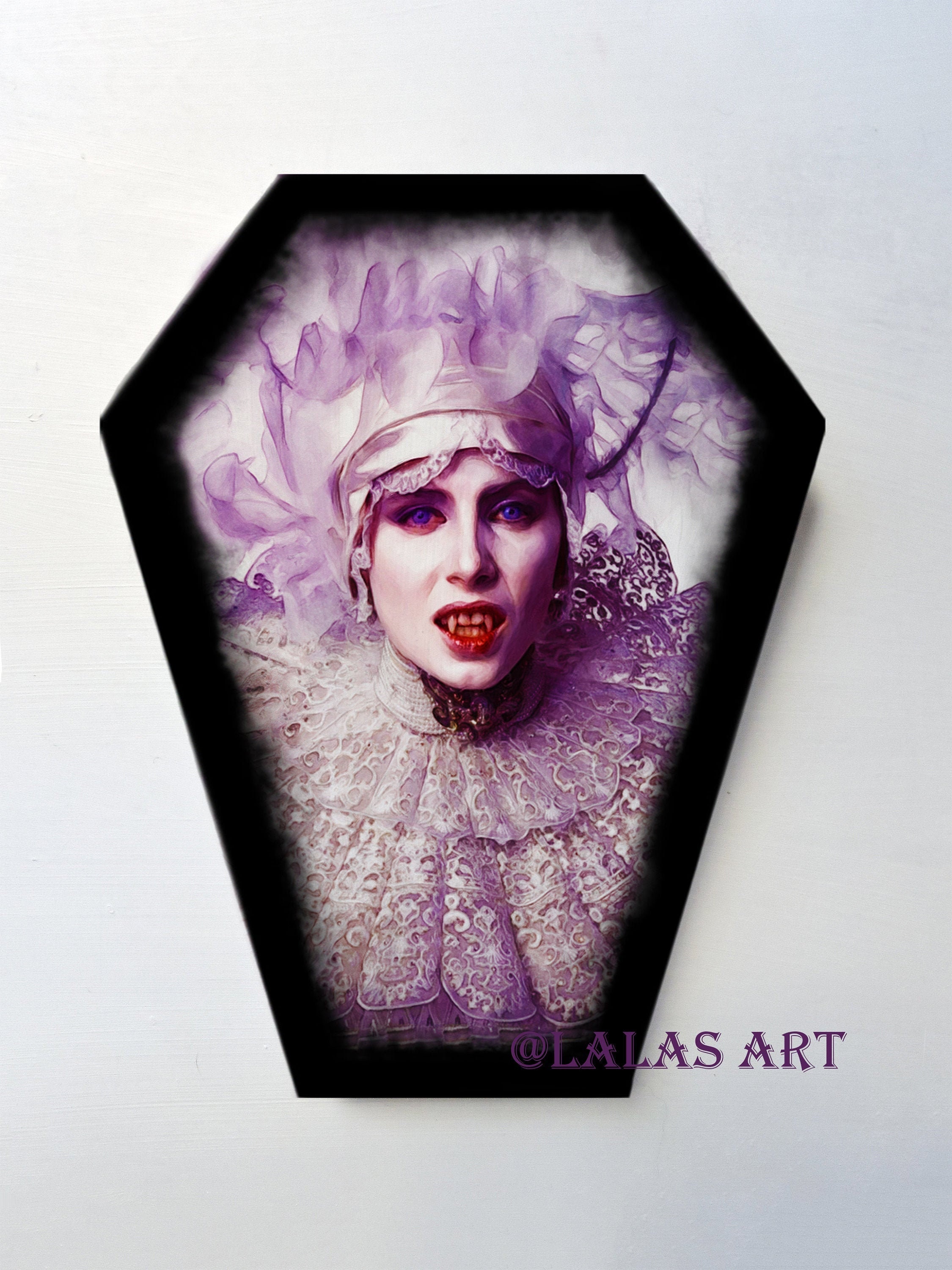 Coffin shaped Art - Lucy Westenra - Bram Stoker