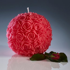 Geschnitzte Kerzen – rote Kerzen – Weihnachtskerzen – ungewöhnliche Geschenke – Hochzeitskerzen