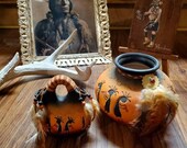 Vintage Hopi Kachina Doll, Navajo Crown Dancer, Pottery, Western Home Decor, Ranch House Decor, Dream Catcher