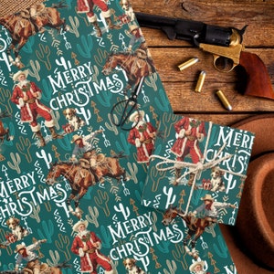 Carta da regalo da cowboy - Carta da regalo di Natale, regali western, regalo da cowboy, Natale da cowboy, regalo di Natale western, regalo per equini, carta da regalo