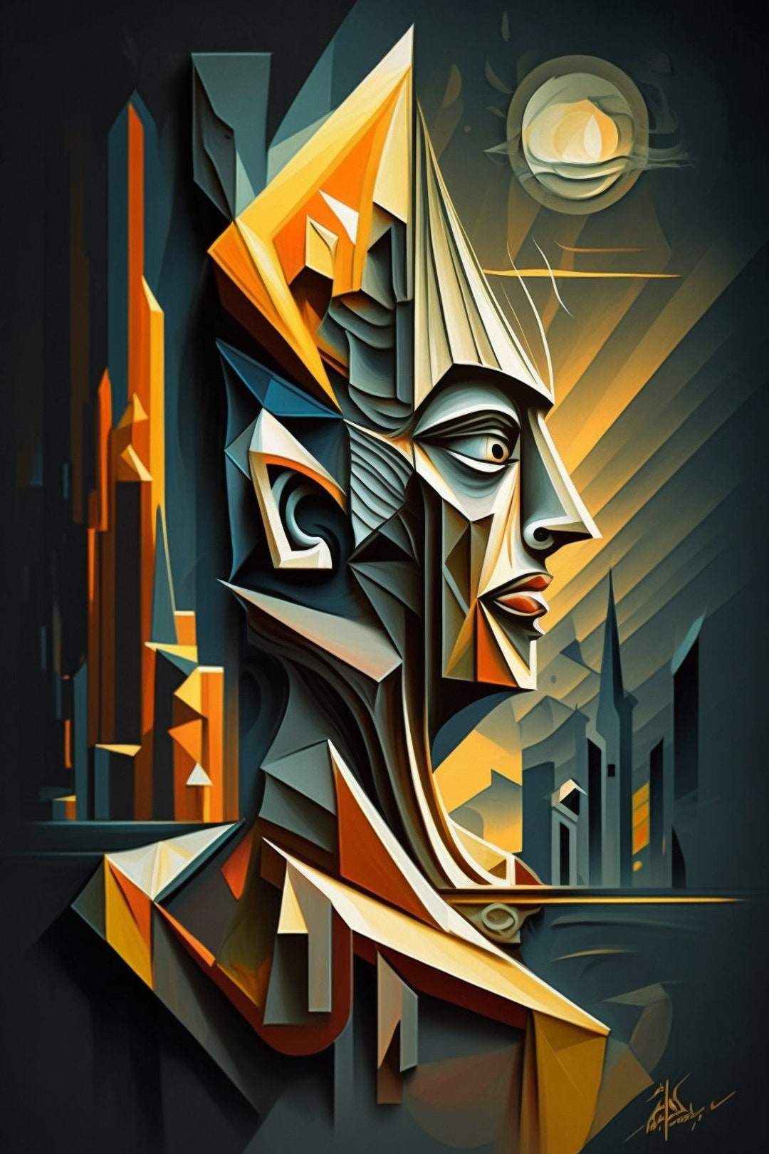 Geometrische Abstrakte Kunst Digitaler Download Druck Pablo Picasso