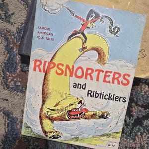 Books Supporting Children In Need, Vintage Paper Back Book, 1962 Ripsnorters and Ribticklers, Antique Books, Bookworm Gifts, Book Lover Gift
