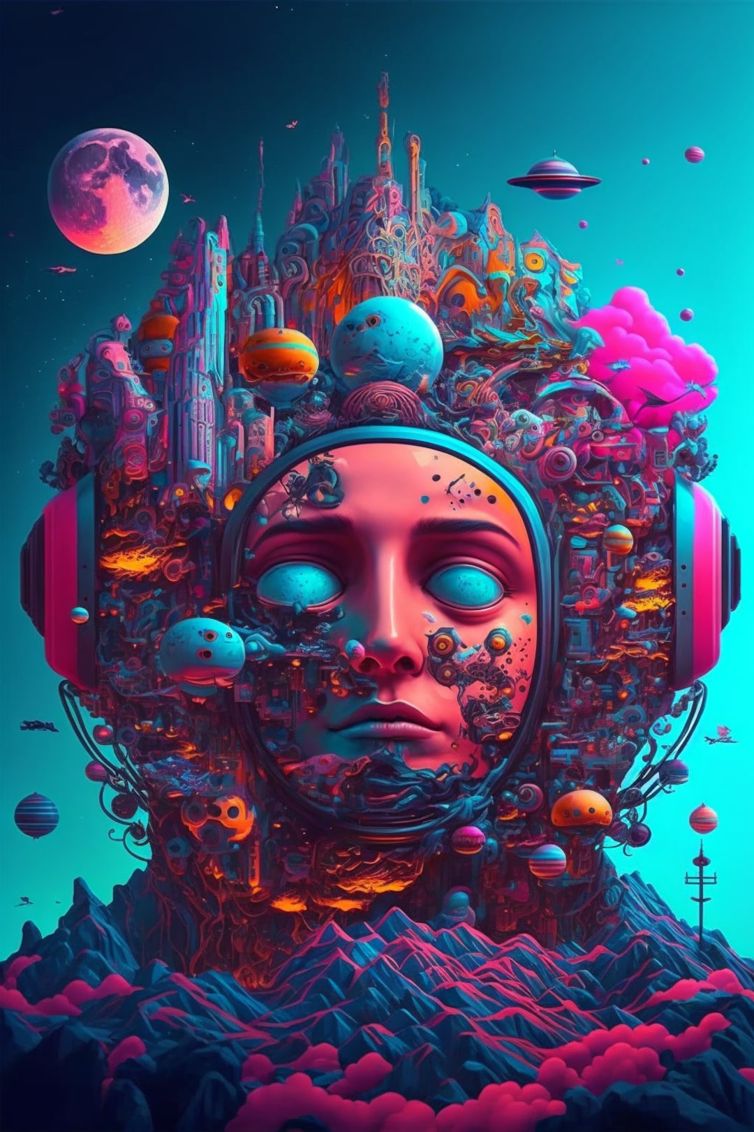 Trippy Art Psychedelic Art Trippy Psychedelic Poster Download 420 Svg ...