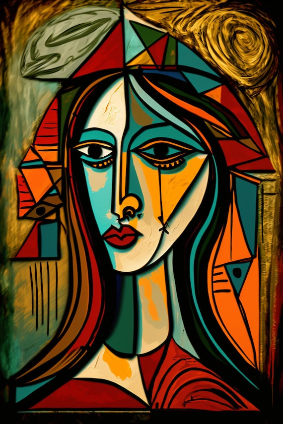 Geometric Abstract Art Digital Download Print Pablo Picasso Style Art  Picasso Print Gift Ideas Wall Art Home Decor - Etsy Hong Kong