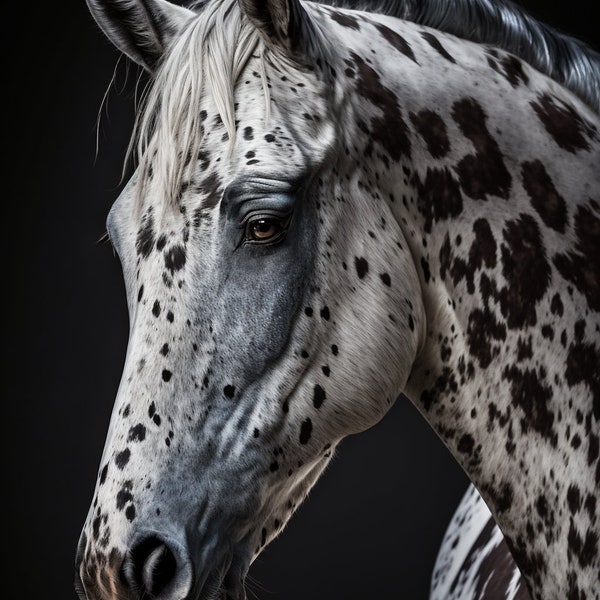Appaloosa Horse Digital Download Print  | Horse Photography | Horse Lover Gift Ideas | Western Home Decor