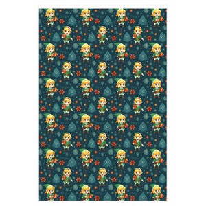 Warrior Christmas Wrapping Paper, Christmas Wrapping Paper Roll, Christmas Wrapping Paper Sheet, Xmas Gift Wrap, Gamer Gifts image 2