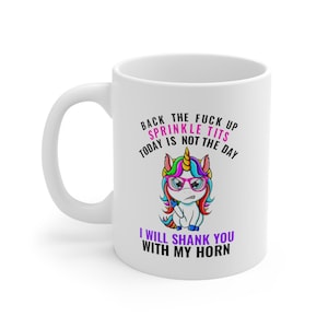 Funny Unicorn Coffee Mug | Personalized Ceramic Mug 11oz | Unicorn Coffe Cup | Handmade | Unicorn Decor