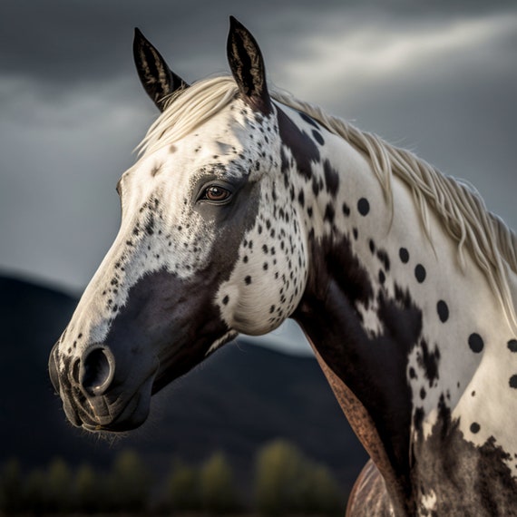 Appaloosa Horse Digital Download Print | Horse Photography | Horse Lover  Gift Ideas | Western Home Decor