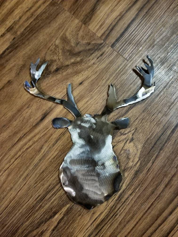 Bull Elk Metal Art Elk Ornament Elk ANTLER Deer Antler Etsy