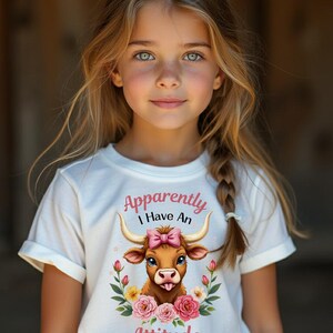 Vache Highland SVG | Cadeaux pour amoureux des chevaux | Téléchargement numérique | Cow-girl Svg | PNG | Utilisation commerciale | T-shirt Vache Veau Highland | J'ai une attitude