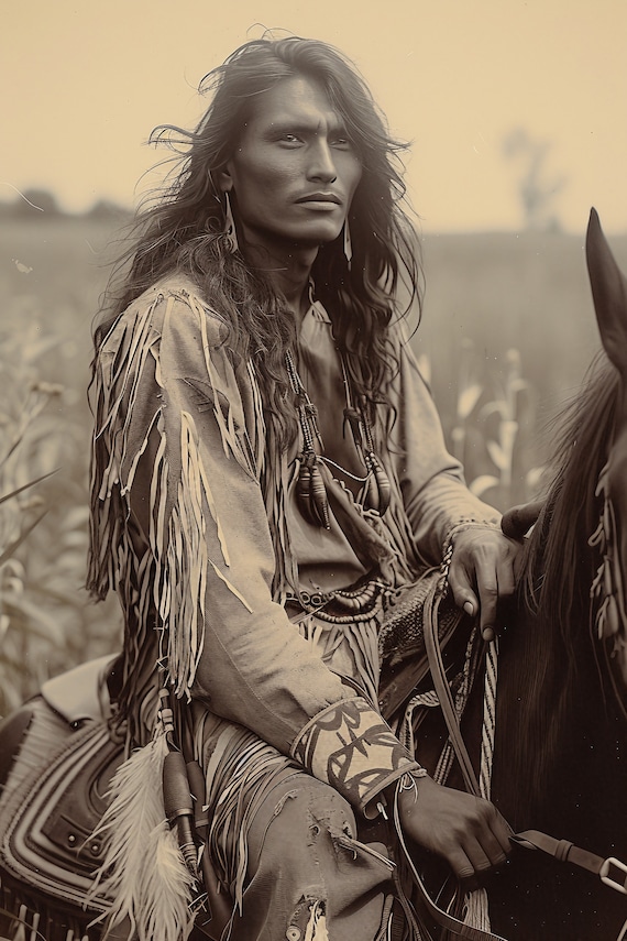 Native American Portrait Photography | Indigenous Art Print (Digital Download)