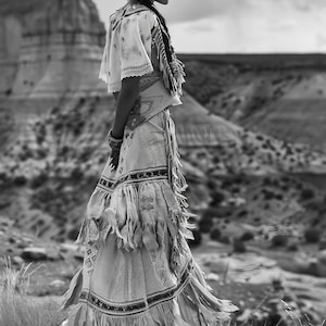 Vintagefotografi av amerikanska ursprungsbefolkningar | Västerländsk inredning (digital nedladdning)