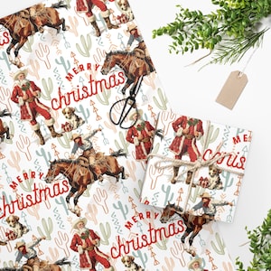 Carta da regalo da cowboy - Carta da regalo di Natale, regali western, regalo da cowboy, Natale da cowboy, regalo di Natale western, regalo per equini, carta da regalo