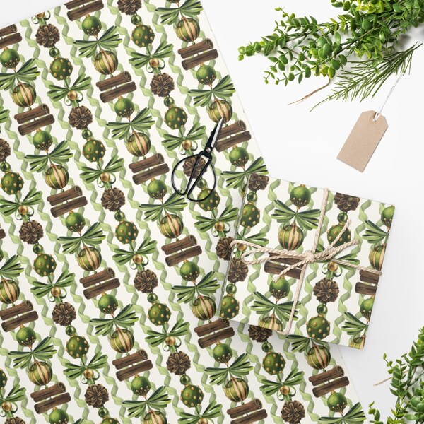 Vintage Christmas Wrapping Paper - Etsy