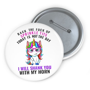 Witziges Einhorn Pin | Streumeisen, Erwachsenen Humor Abzeichen