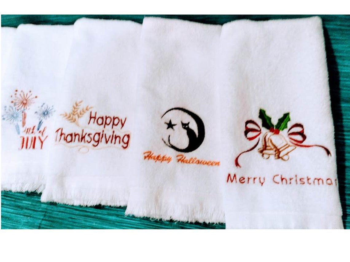 Seasonal Fingertip Towels Etsy