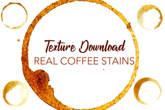 Coffee Stain Texture Image Download Large File Jpg Etsy