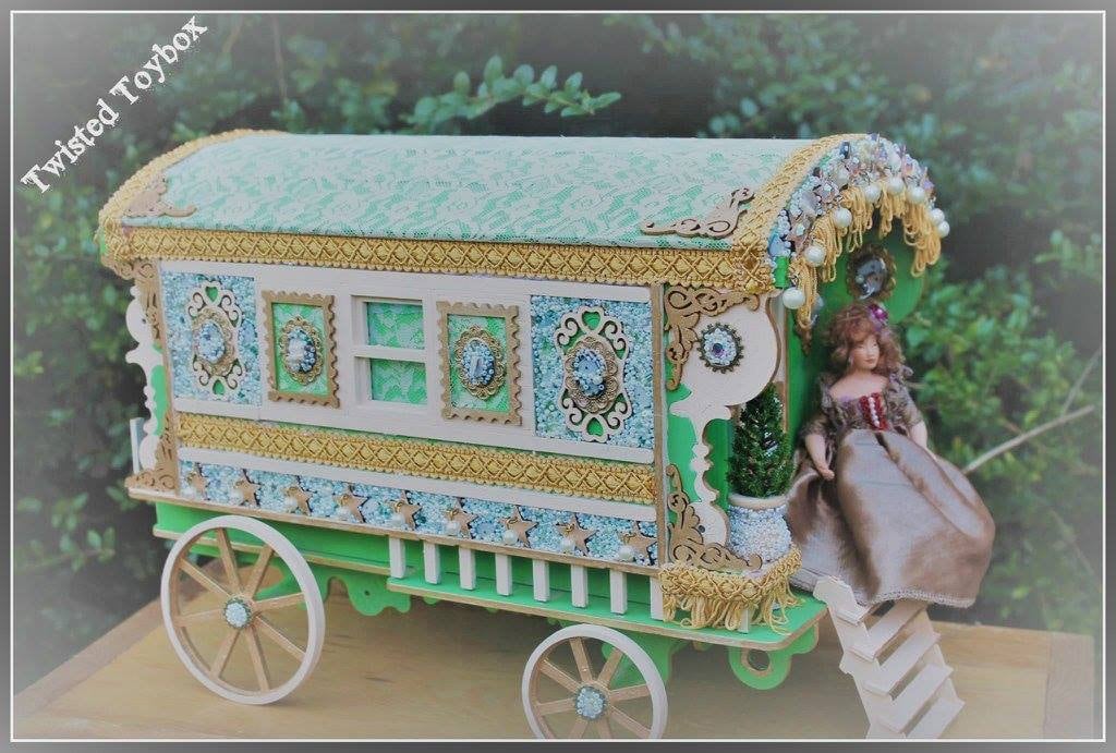 Laser cut Burton Gypsy Wagon Trailer caravan Kit Etsy