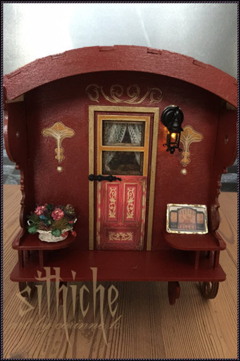 Laser cut Burton Gypsy Wagon Trailer caravan Kit Etsy