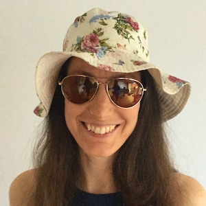 Sun Hat Sewing Pattern Pdf - Reversible Beach Garden
