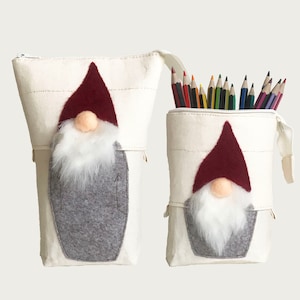 Gnome Pencil Case Sewing Pattern Pdf