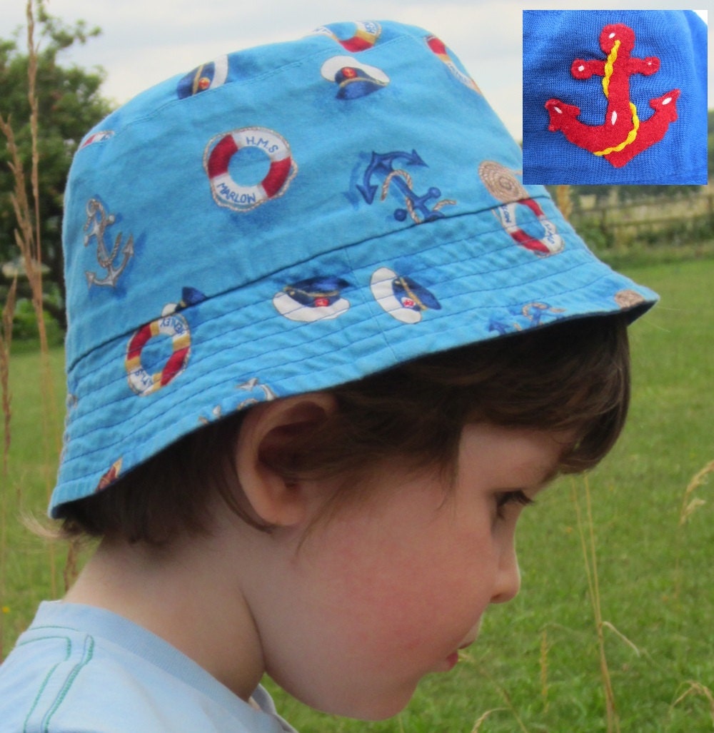 Sewing Pattern Pdf Childrens Hat Sun Kids Reversible Digital Etsy