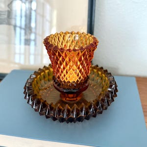 Amber Diamond Point Fairy Lamp - Etsy