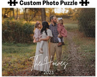 Personalisiertes Fotopuzzle (30, 110, 252, 500, 1000 Teile), Familienfotopuzzle, Kinderpuzzle, Erwachsenenpuzzle, individuelles Geschenk