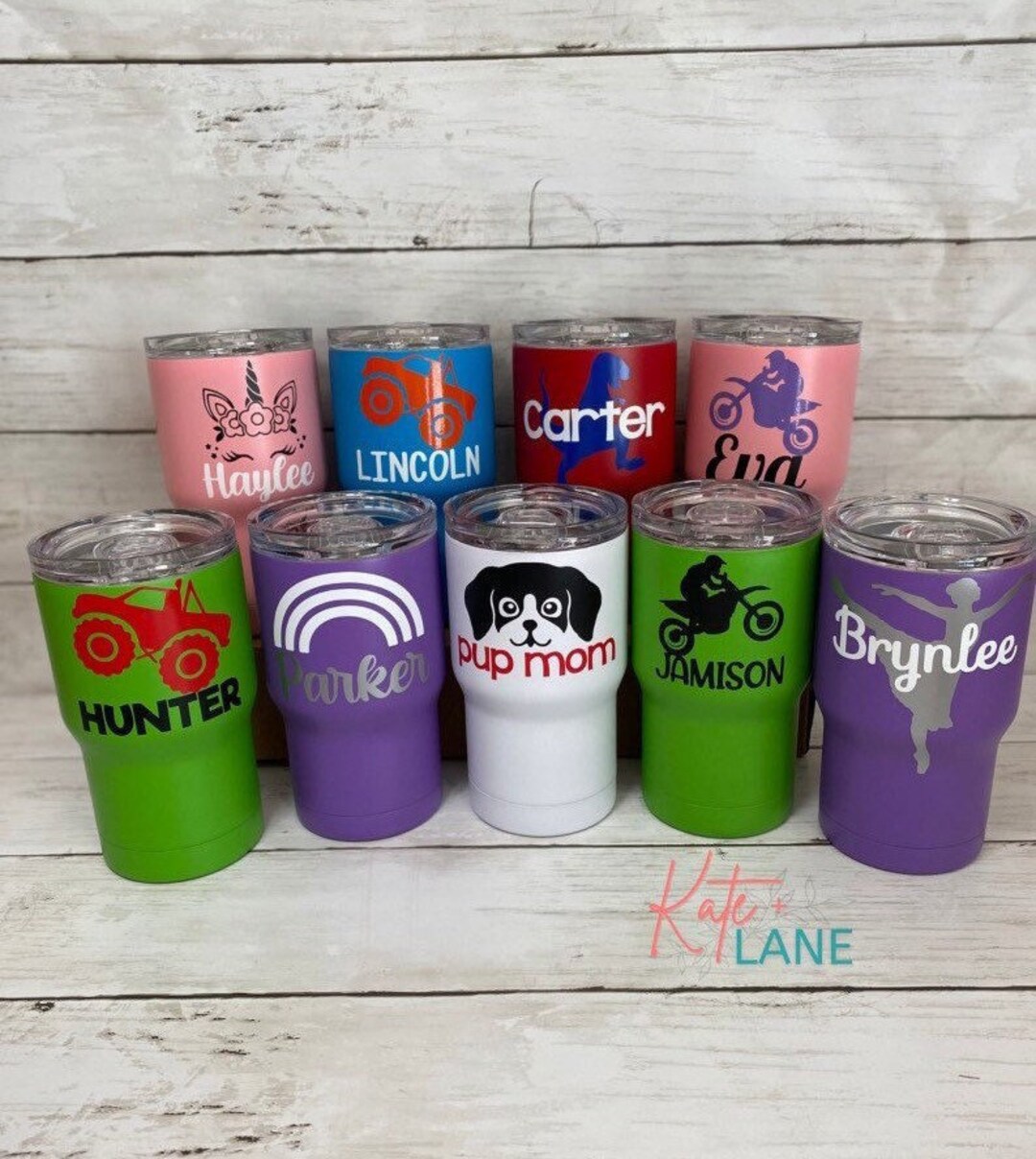 Kid Tumbler Personalized / Toddler Cup / Stainless Steel / Etsy