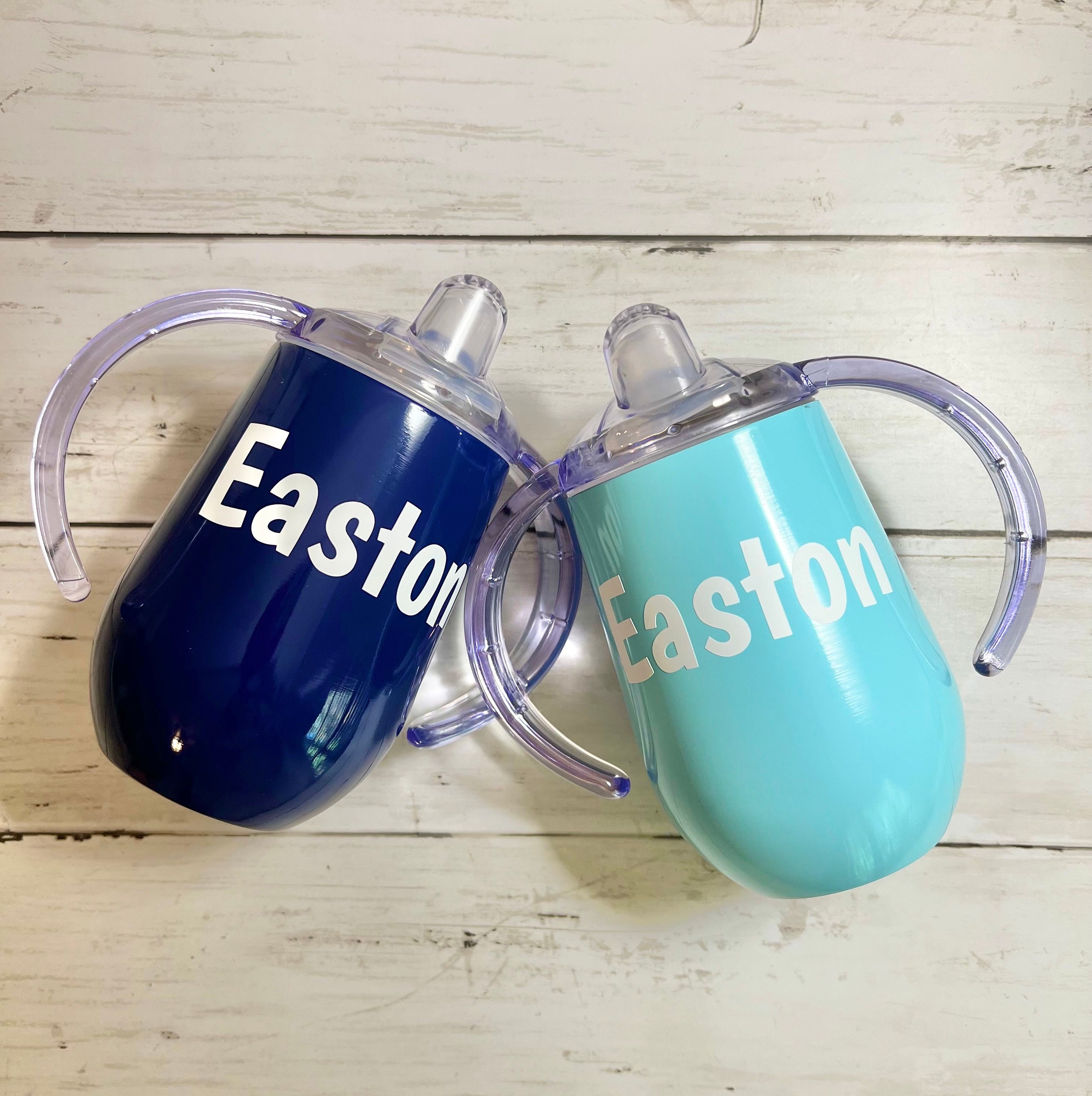Custom Sippy Cup, Stainless Steel Toddler Cup, Birthday Gift, Training Cup,  Personalized Sippy, Daycare, Preschool, Toddler Gift, Baby Cup 