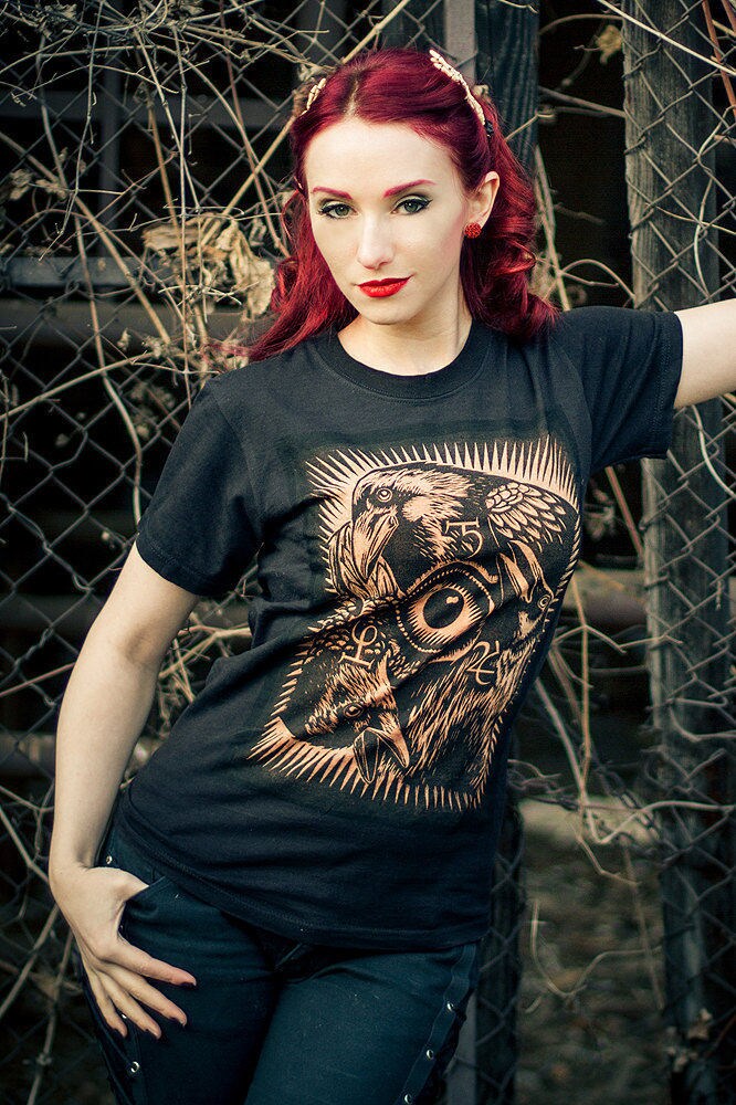 Murder of Crows Bleach and Block Print T-shirt - Etsy UK
