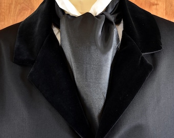 Black Taffeta Cravat