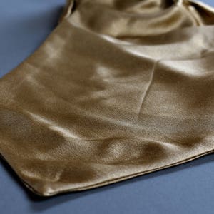 Gold Satin Cravat image 5