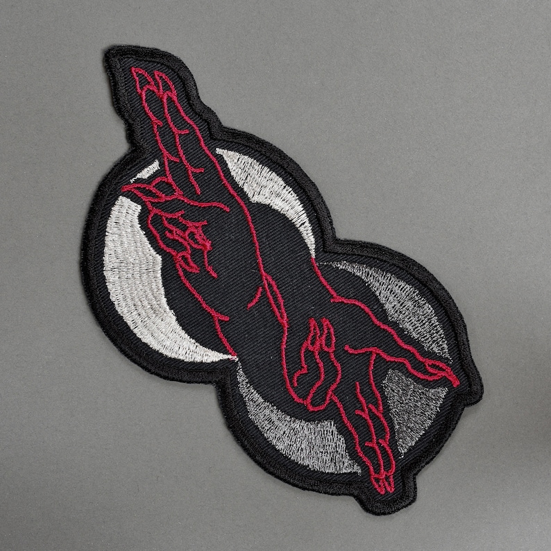 As Above, So Below, Baphomet - Iron On Embroidered Patch image 1