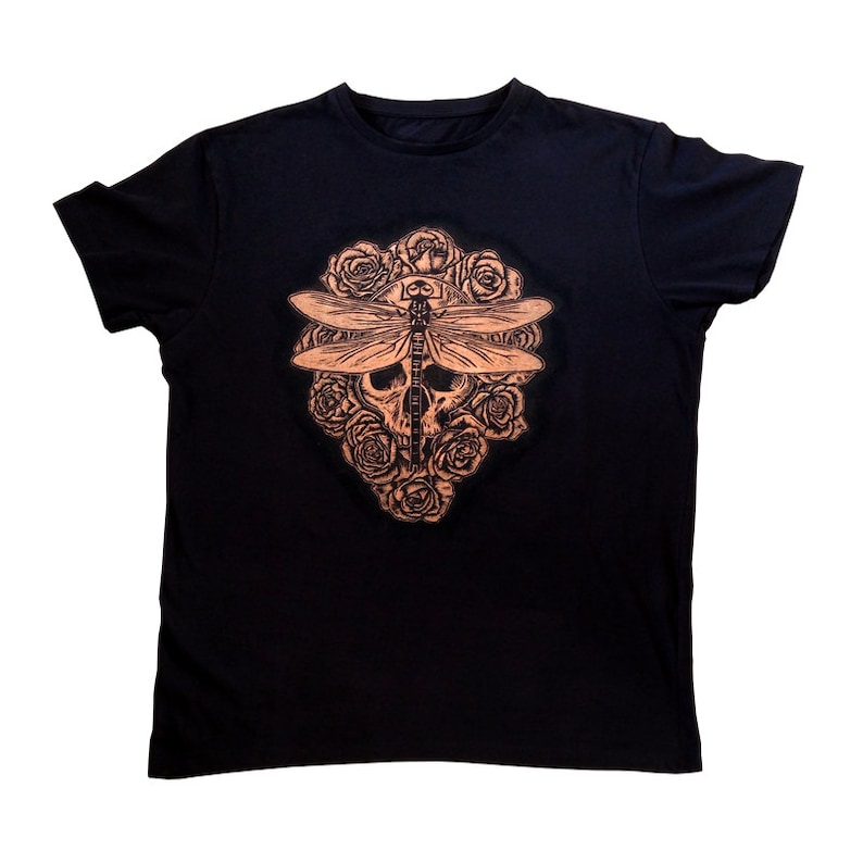 Melancholy Dreams Bleach and Block Print Tshirt Etsy