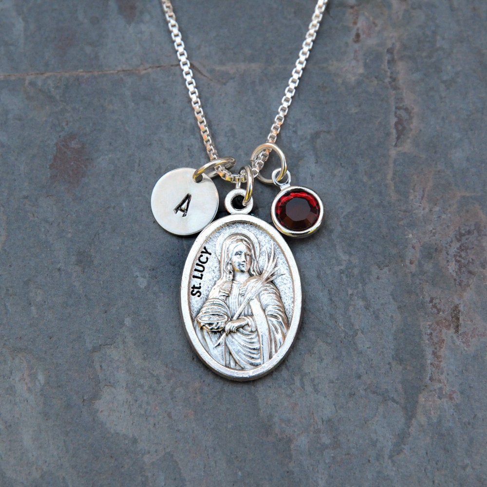 St lucy best sale necklace