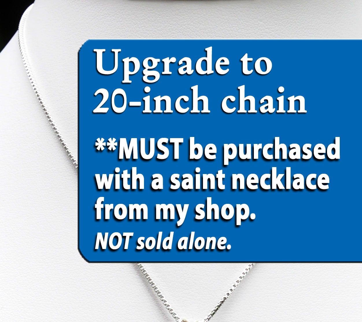 Upgrade to 20-inch Chain ***Instead Of*** the 18-inch Chain that Come…