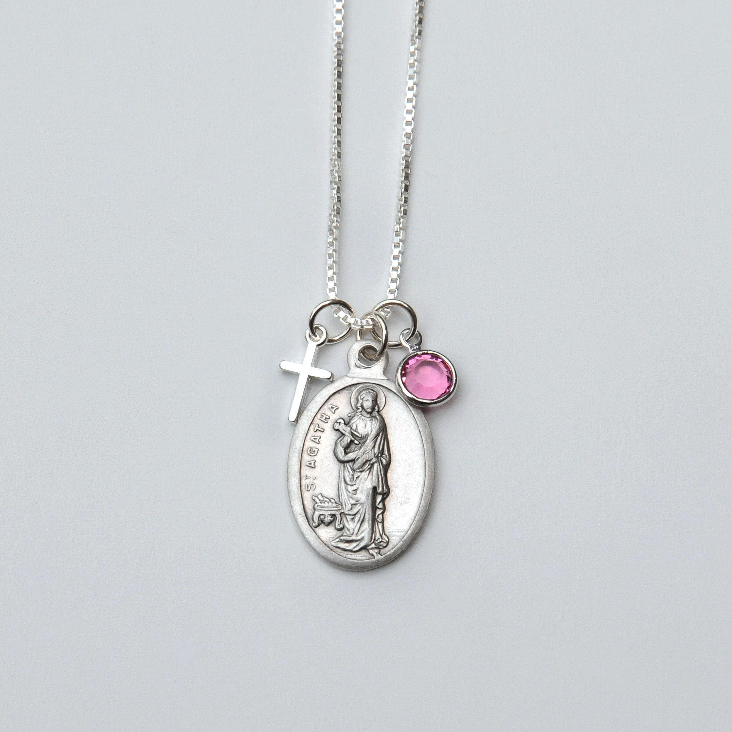 Pendentif Croix Agatha Paris - Occasion, A été Porté - Bijou Fantaisie