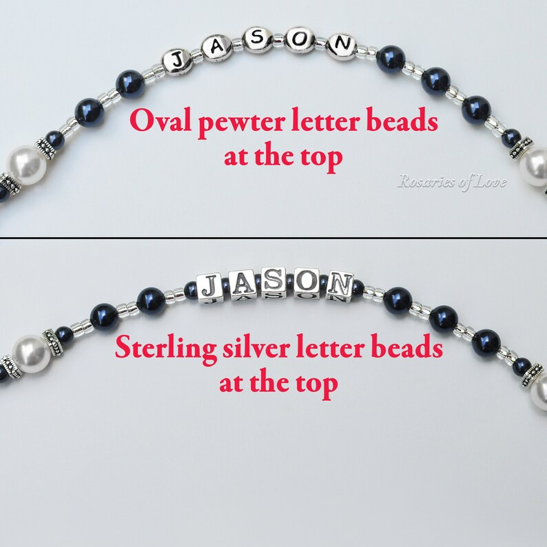 Baptism Gift for a Baby Boy Sodalite Blue Gemstone Rosary Etsy