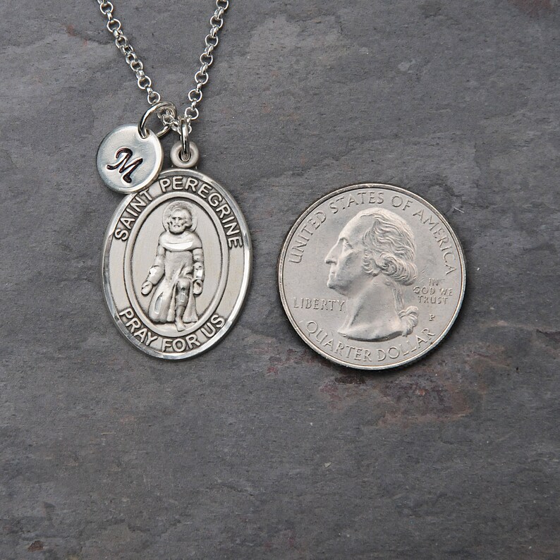 Large Saint St Gerard Sterling Silver Necklace - Patron Saint of ...