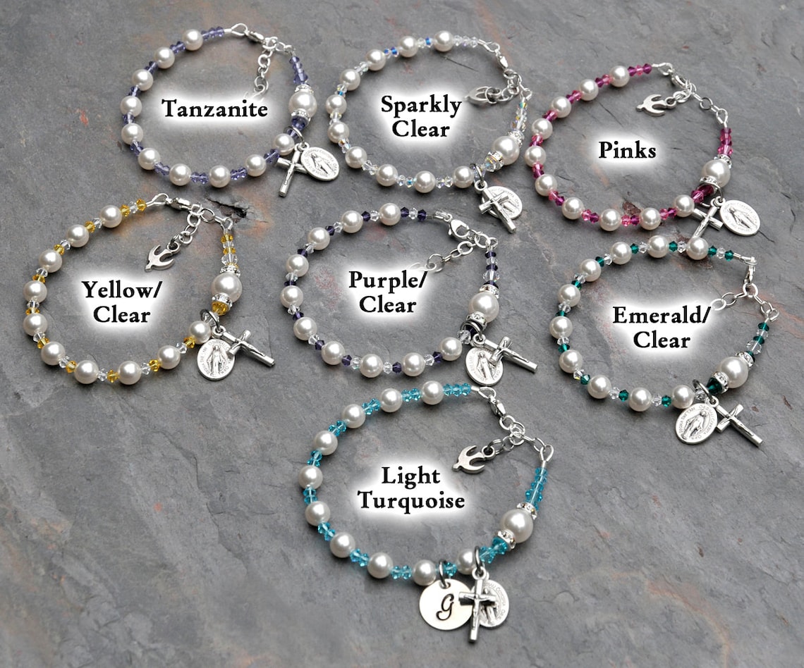 Confirmation Gift for Girls Personalized Catholic Rosary Etsy