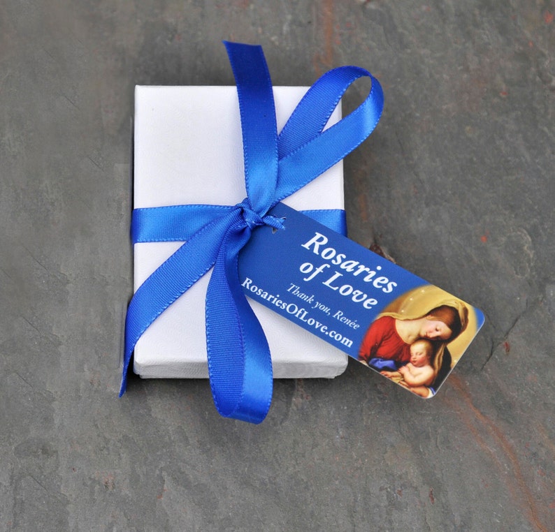 Comes in a nice gift box with ribbon and my gift tag