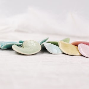 Choose your colors of ceramic petals for jewelry scrapbook and accessory crafting image 9