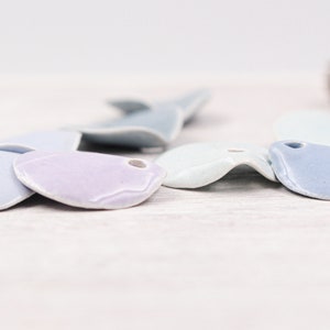 Choose your colors of ceramic petals for jewelry scrapbook and accessory crafting image 8