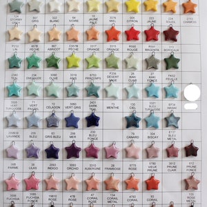 Choose your colors of ceramic petals for jewelry scrapbook and accessory crafting image 10