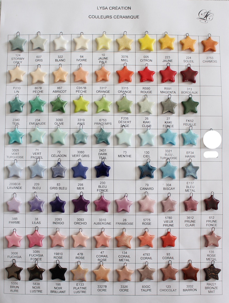 Choose your colors of ceramic petals for jewelry scrapbook and accessory crafting image 10