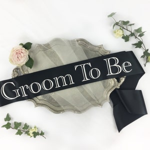 BroSash Bachelorette & Bachelor Party Sash -Wifey &Hubby Groom, Bride  to Be Supplies 2 pcs Set Best Wedding Gifts Bridal Shower Decorations