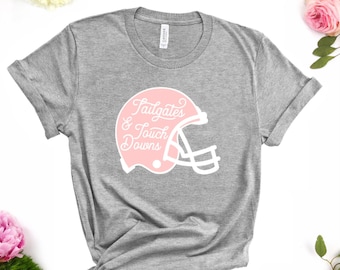 Game day Shirt, Tailgate Shirt, Helmet shirt, Touch down football shirt, football game day shirt, football shirts, womens game day tshirt