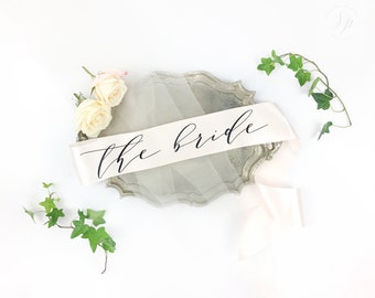 The Bride Sash, Bachelorette Sash, Bride to be Sash, Bride Gift, Bachelorette Party Accessory, bachelorette party sash, bachelorette gift